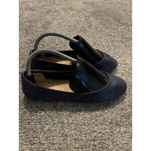 Tieks by Gavrieli Leather Ballet Flats California Navy Blue Shoes Women’s Size 9